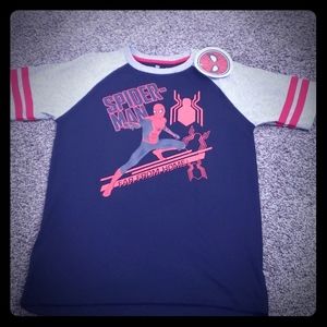 Marvel Big Boy Spider Man Blue Tee